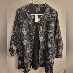 Zumi Womans Black/White S/M Jacket